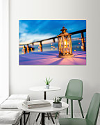 Obraz Lampáš na moste 1357